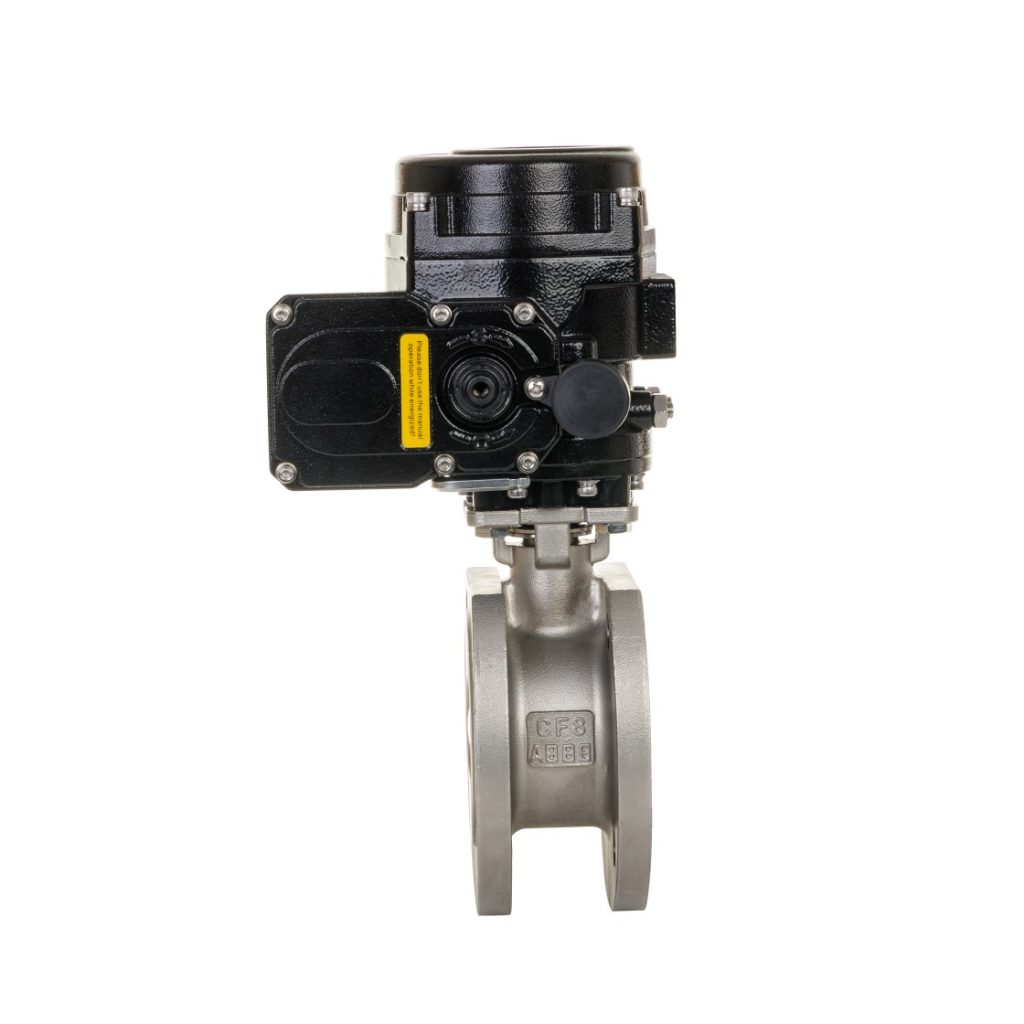 Электрический фланцевый жесткий уплотнительный дисковый клапан для водородной энергии