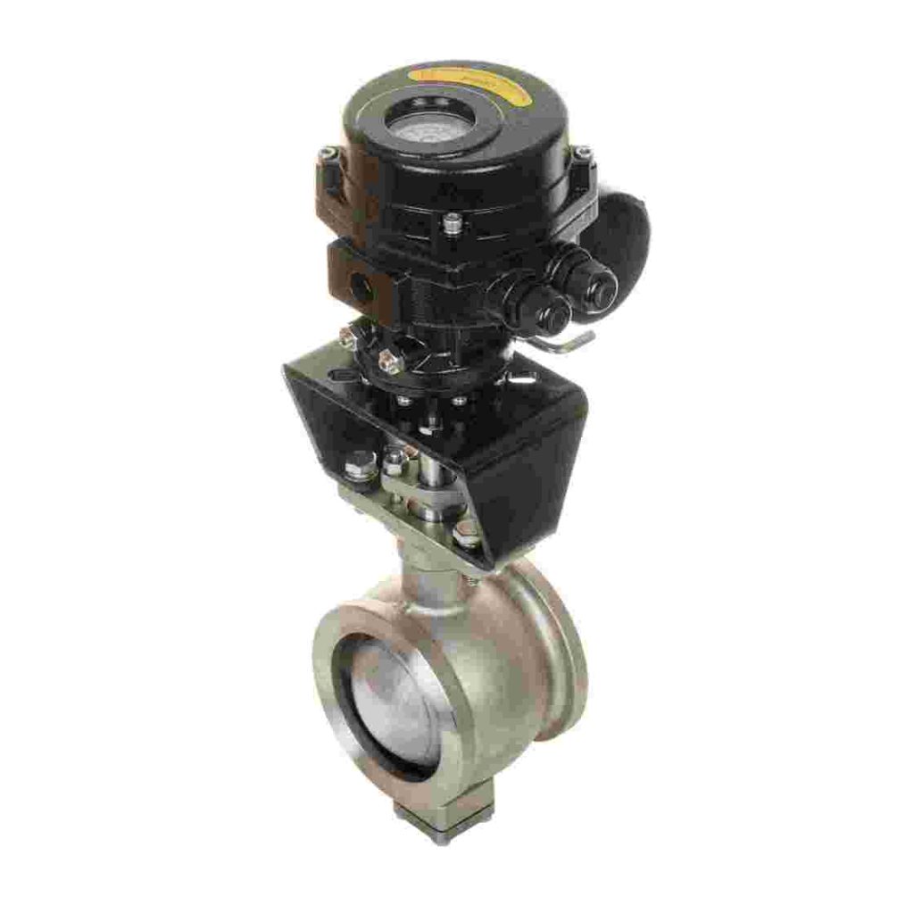 Электрический V-образный шаровидный клапан для водородной энергии