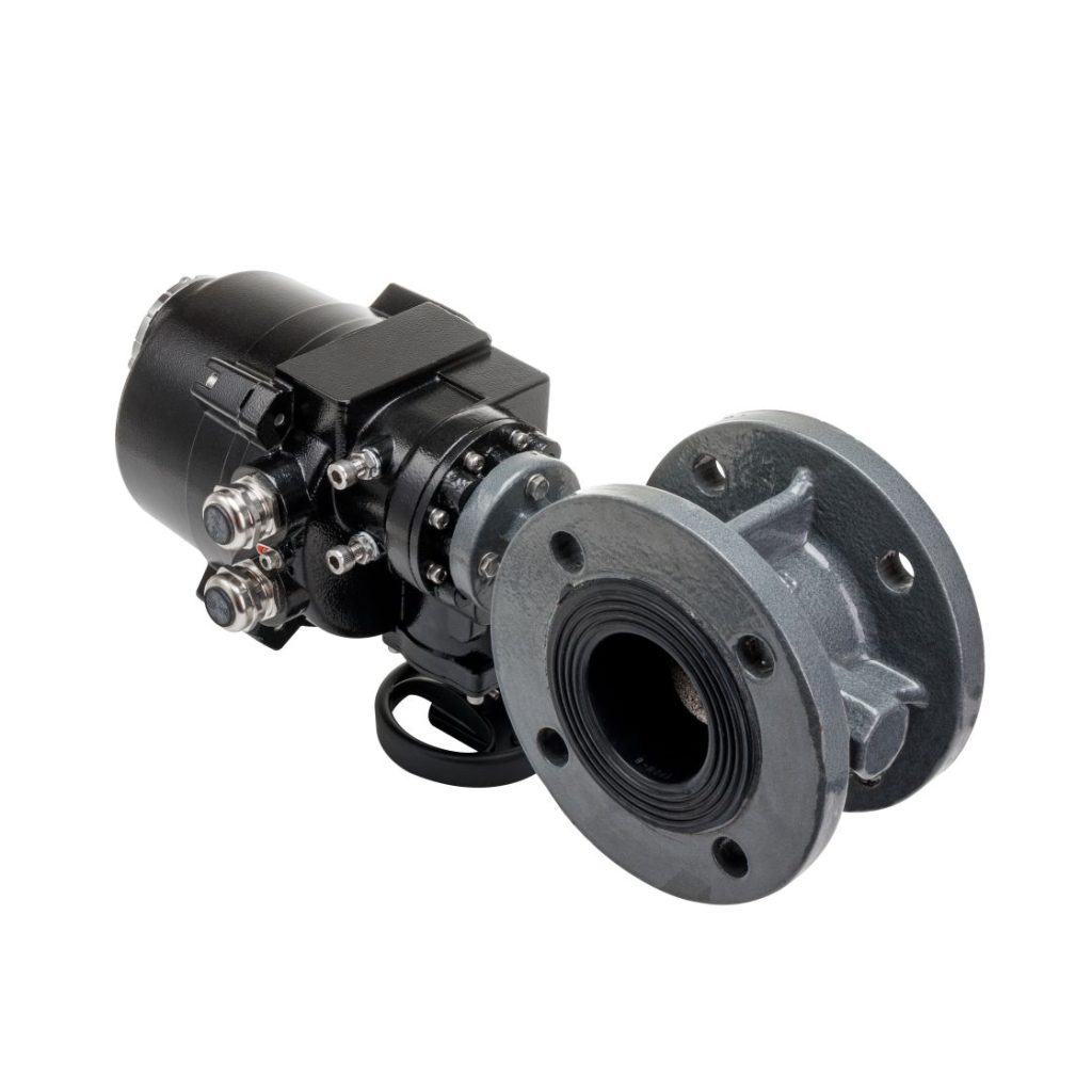 моря́нский электи́рический шаровой кран с литиевой батареей